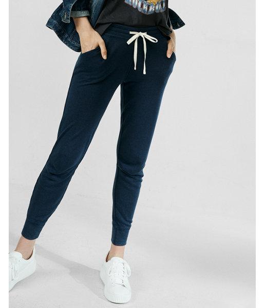 Express One Eleven Fitted Cropped Jogger Pant