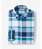 Express Fitted Plaid Button-down Performance