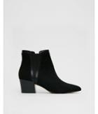 Express Womens Western Low Heeled Booties