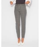 Express Womens Mid Rise Houndstooth Ankle Publicist Pant