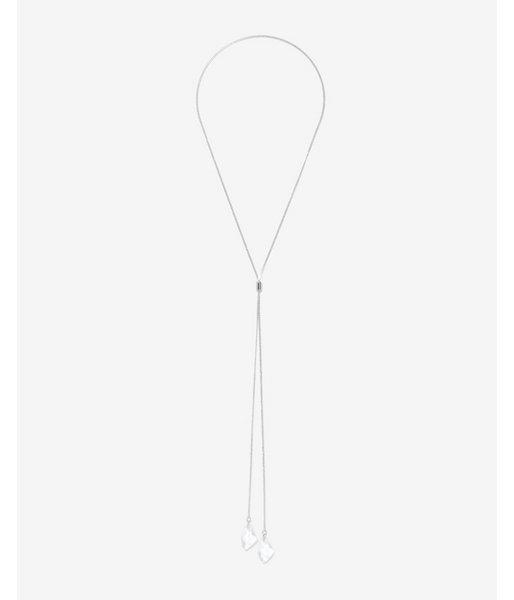 Express Womens Faceted Drop Chain Y Necklace