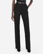 Express Womens High Waisted Belted Wide Leg Palazzo Pant