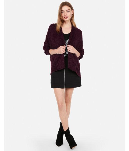 Express Womens Petite Feather Dolman Cover-up