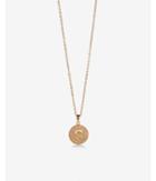 Express Womens Pave S Initial Round Pendant Necklace