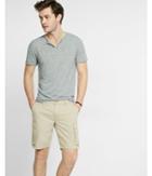 Express Classic Fit 10 Inch Brushed Twill Cargo