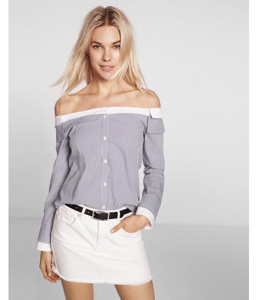Express Layered Off The Shoulder