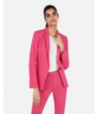 Express Womens Textured Slit Cuff Blazer