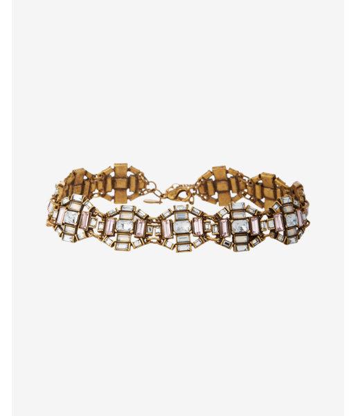 Express Mixed Stone Deco Choker Necklace