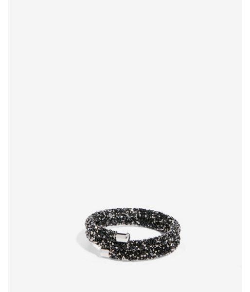 Express Womens Rock Glitter Coil Bracelet
