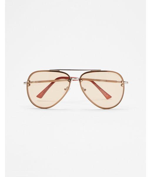 Express Mens Gold Frame Aviator