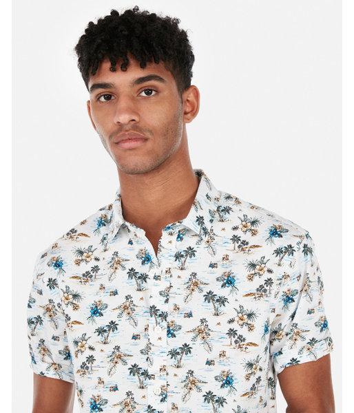 Express Mens Classic Beach Print Short