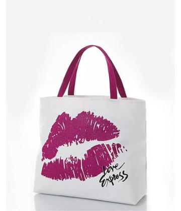 Express Womens Love Express Canvas Tote