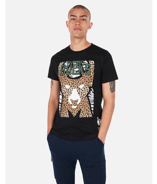 Express Mens Milwaukee Bucks Nba Crew Neck Graphic Tee