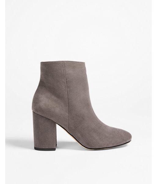 Express Womens Block Heel Booties