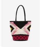 Express Womens Multi-color Fabric Tote