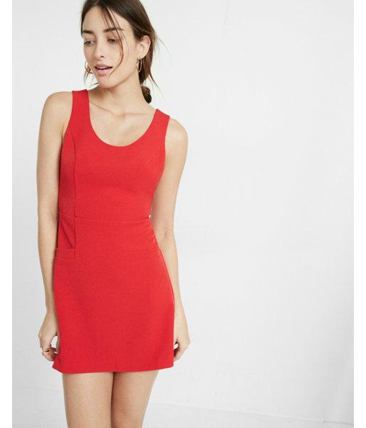 Express Cross Back A-line Jumper Dress