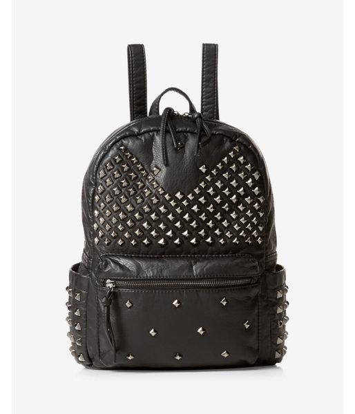 Express Womens Stud Embellished Backpack