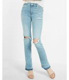 Express Womens High Waisted Destroyed Vintage Skyscraper Jean