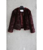 Express Women's Outerwear Red Express Edition Faux Fur Chubby Jacket