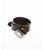 Express Mens Genuine Leather Double Prong Buckle Belt