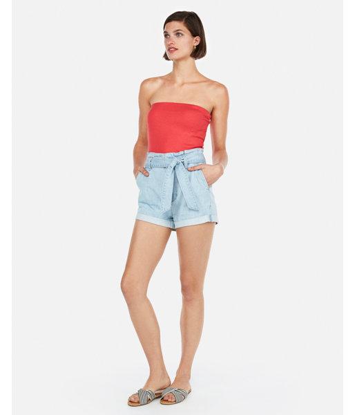 Express Womens Express One Eleven Modern Rib Tube Top