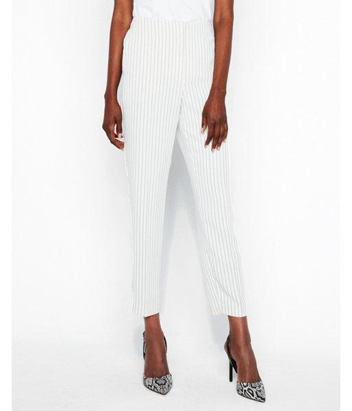 Express Womens High Waisted Pinstripe Trouser Pant