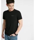 Express Mens Printed Pocket Short Sleeve Crew Neck Tee