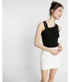 Express One Shoulder Asymmetrical Fitted Top