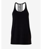 Express Womens Black Exp Core Double Ladder Racerback Tank