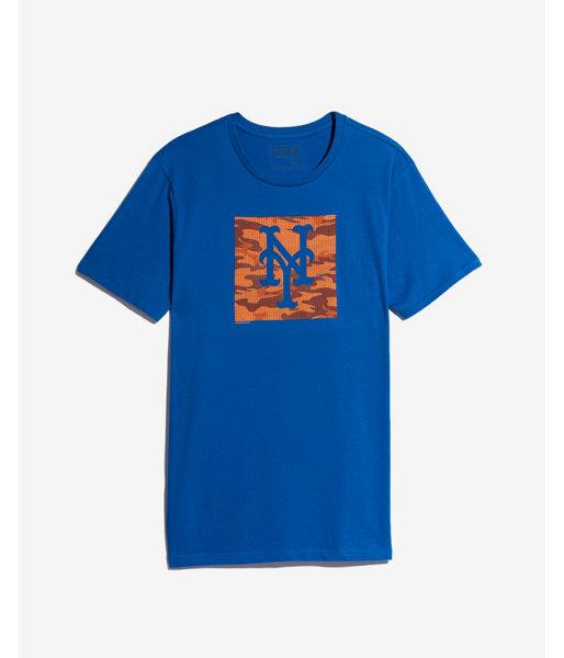 Express Mens New York Mets Camo Graphic Tee