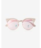 Express Womens Pink Heavy Brow Mirror Lens