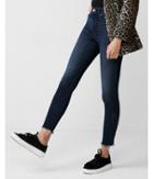 Express Womens Express Womens Petite Super High Waisted Lace-up Stretch Ankle