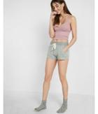 Express One Eleven Ribbed Racerback Cropped Cami
