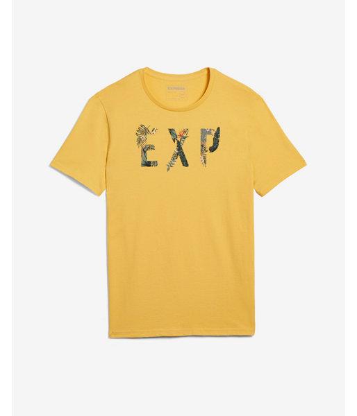 Express Mens Floral Exp Graphic Tee