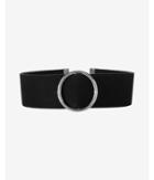 Express Womens Circle Faux Suede Choker Necklace