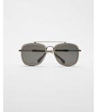 Express Mens Charcoal Rim Aviators