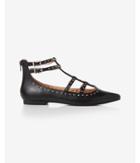 Express Womens Stud Embellished Cage Flat