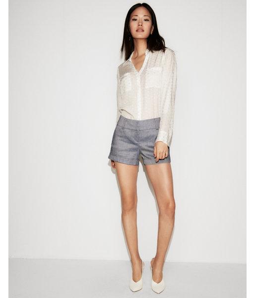 Express Womens Slim Fit Clip Dot Portofino