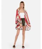 Express Womens Chevron Stripe V-back Cover-up
