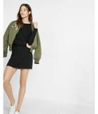 Express Womens Long Sleeve T-shirt Dress