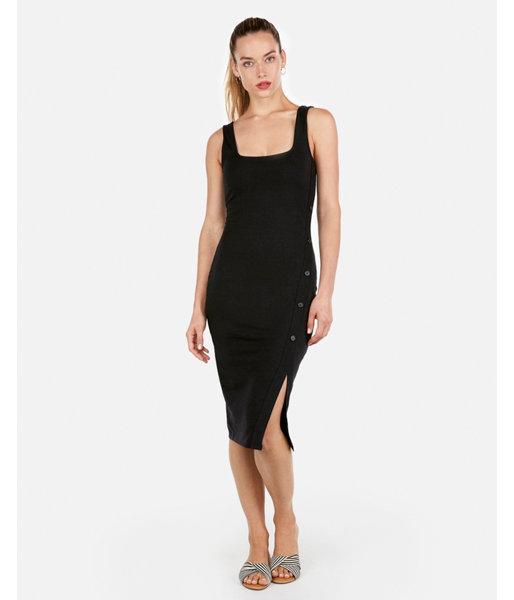 Express Womens Asymmetrical Button Up Bodycon