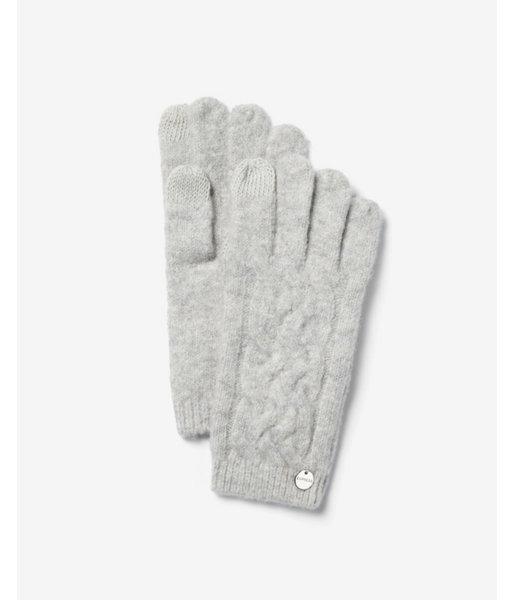 Express Womens Touchscreen Compatible Cable Knit Tech Gloves