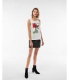 Express Womens Forever Love Rose Graphic Tank