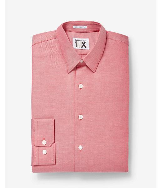 Express Mens Slim Fit Diagonal Dobby 1mx Dress