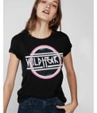 Express Womens Wild Hearts Graphic Tee
