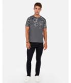 Express Mens Floral Short Sleeve Crew Neck Tee