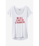 Express Women's Tees Express One Eleven Strangers Graphic T-shirt