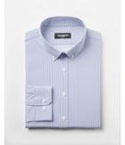 Express Mens Stripe Slim Fit Button-down Performance Dress