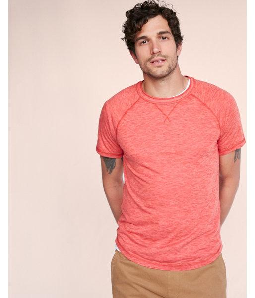 Express Mens Burnout Crew Neck Tee
