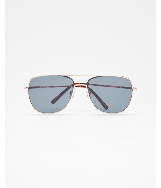 Express Mens Rimless Matte Aviator